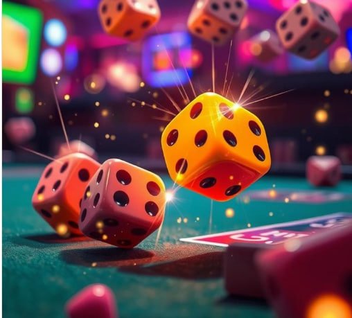 Switching between sports and casino pages in pk luck apk on mobile